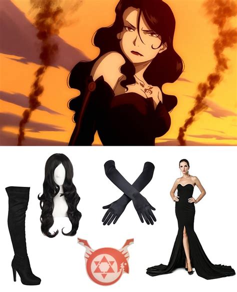 Fullmetal Alchemist Lust Cosplay Costume Halloween Costume。